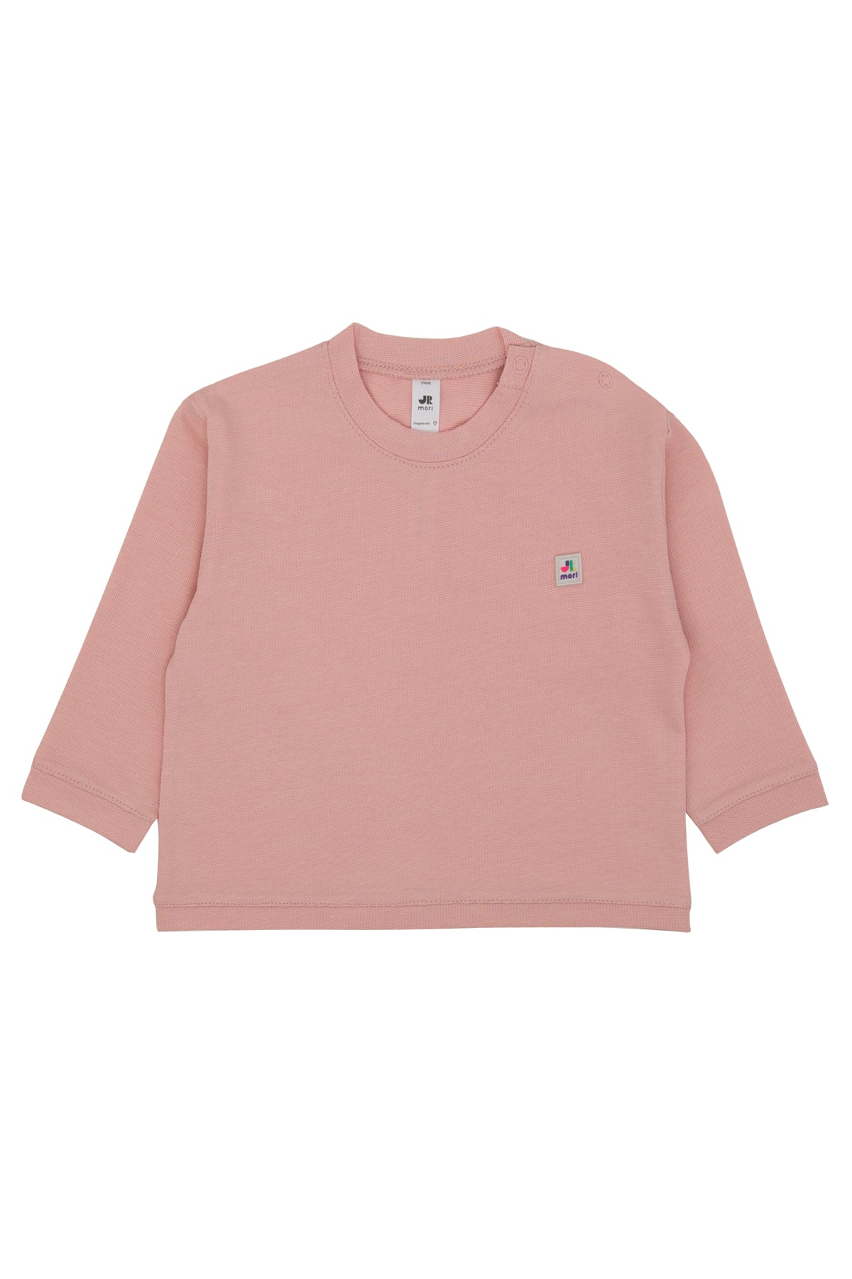 Omzu Çıtçıtlı Basic Sweatshirt